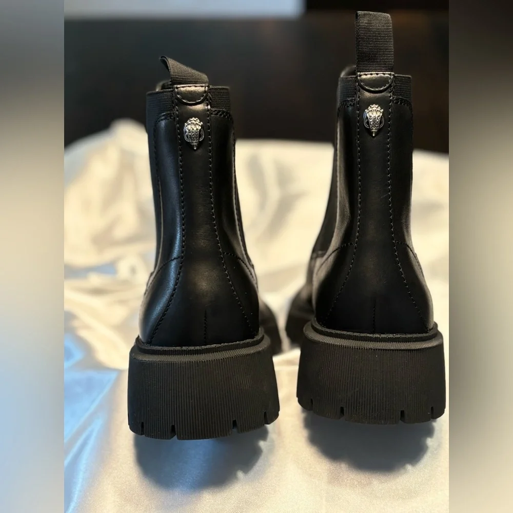 NEW Men’s Kurt Geiger London Ryder Chelsea Leather Pull On Boots - Picture 6 of 10